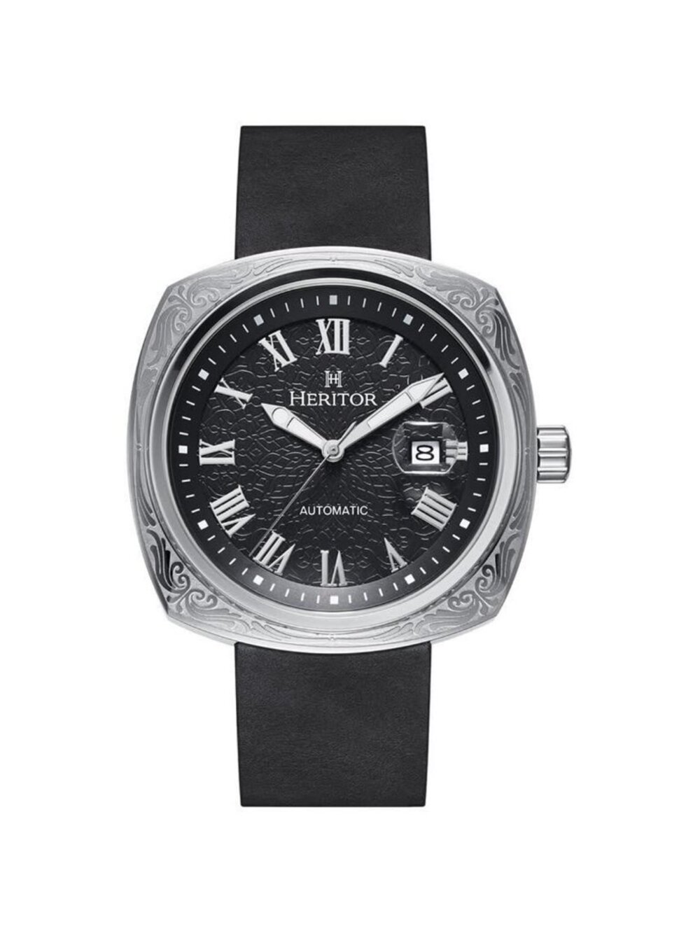 NWT Heritor Davenport Black Dial Men's Watch
